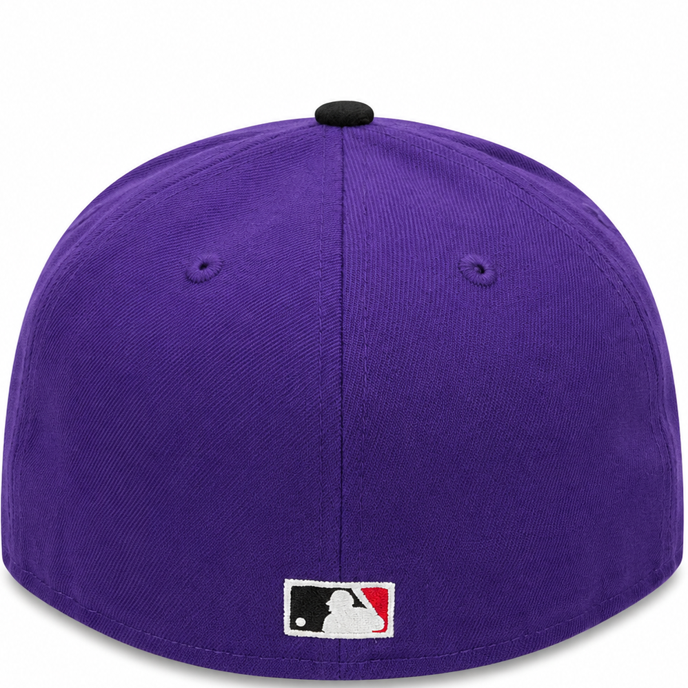 St. Louis Cardinals purple and black New Era 59FIFTY fitted hat - front view
