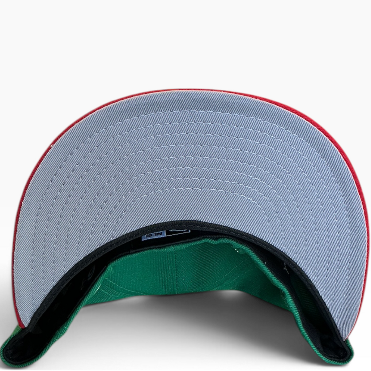 Mexico green and red New Era 59FIFTY fitted hat - undervisor detail