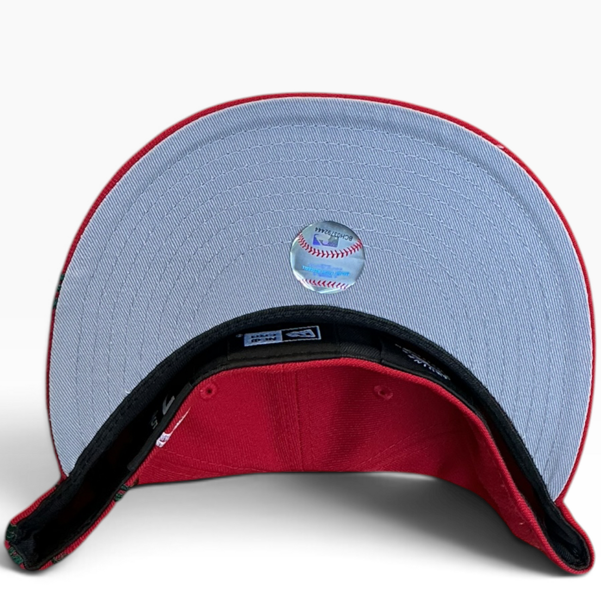 St. Louis Cardinals red Floral Bird New Era 59FIFTY fitted hat - undervisor detail