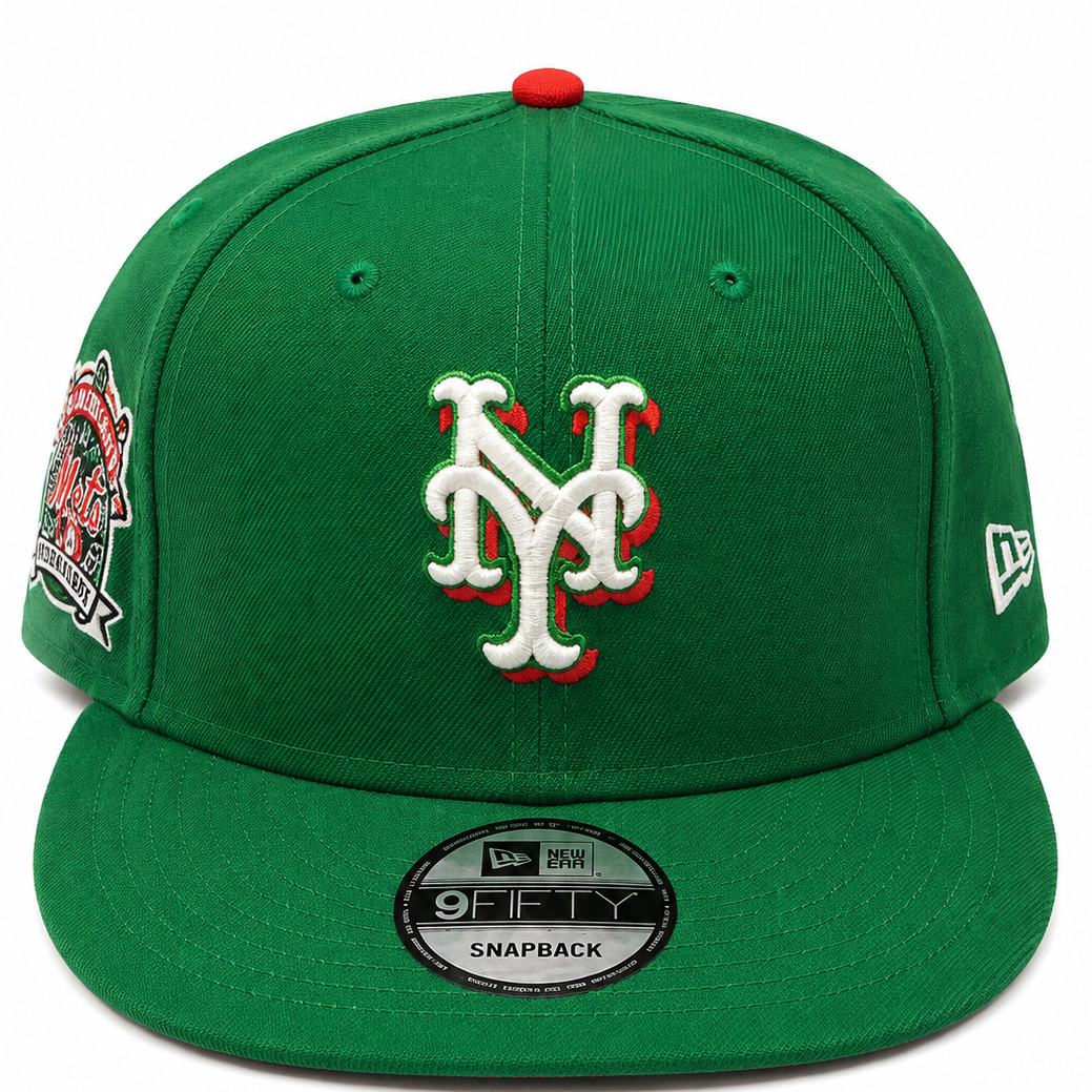 Mets green snapback - back view