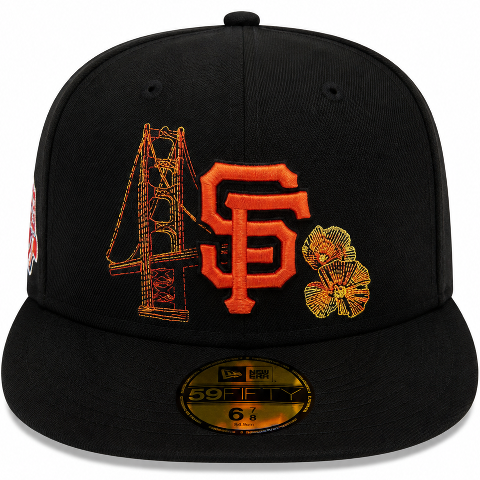 San Francisco Giants Golden Gate Bridge fitted hat – view 2