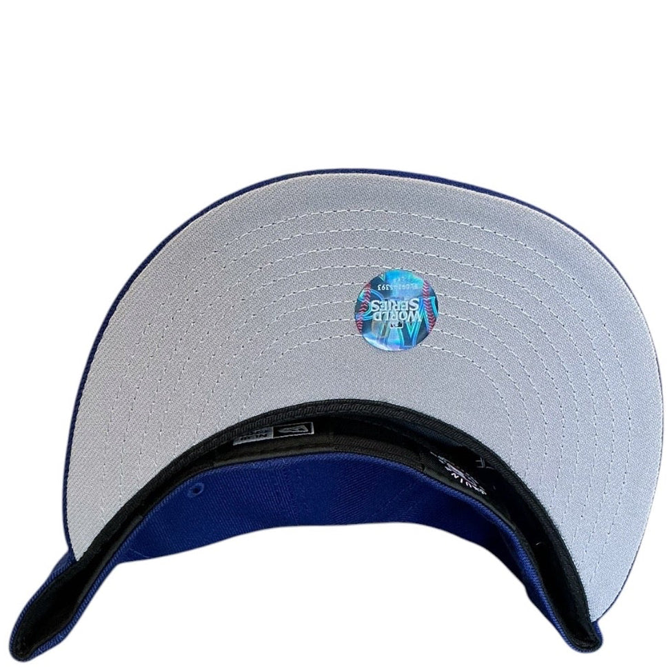 Los Angeles Dodgers royal blue New Era 59FIFTY fitted hat - front view