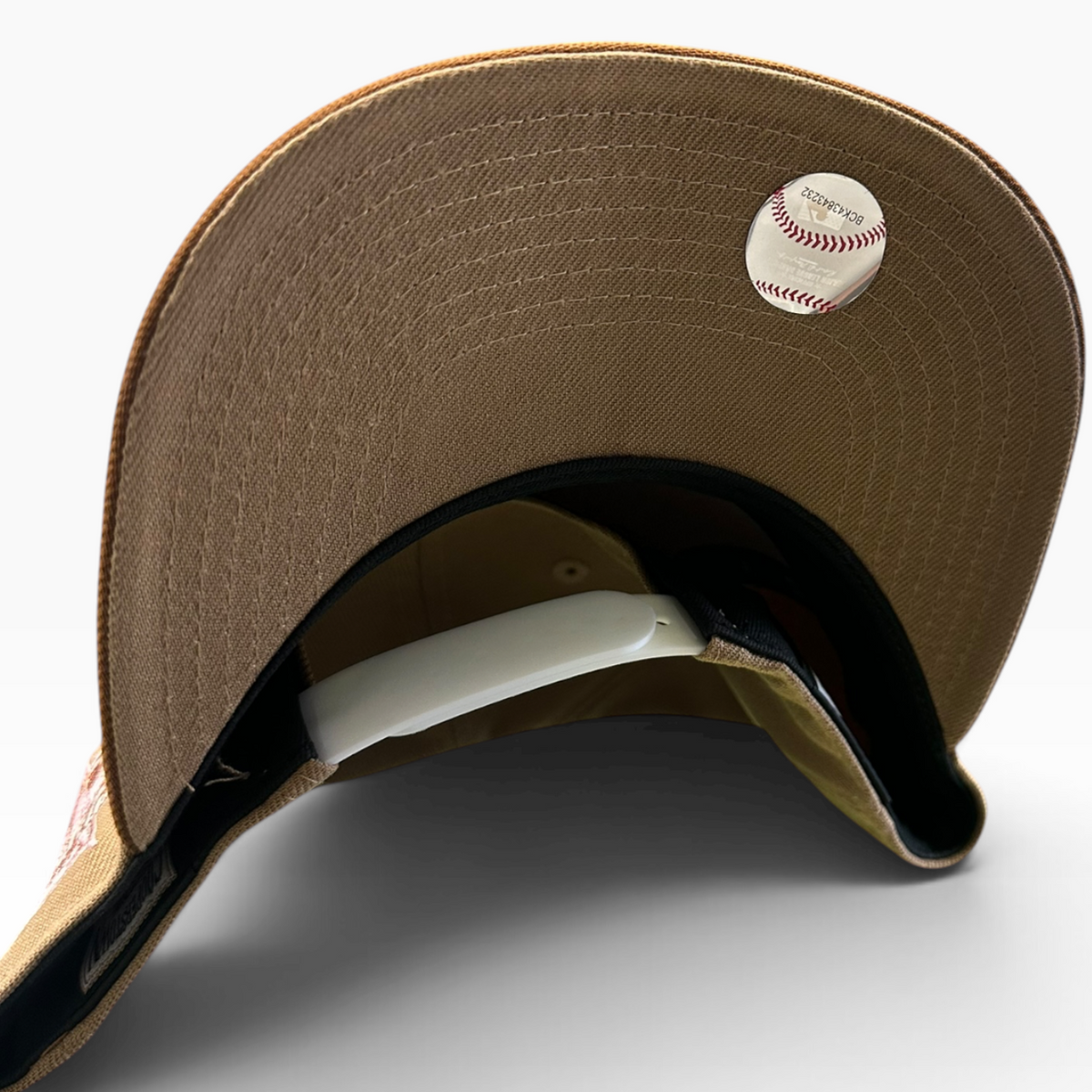 Los Angeles Angels Winged A Brown & Pink New Era 9FIFTY A-Frame snapback hat - back view
