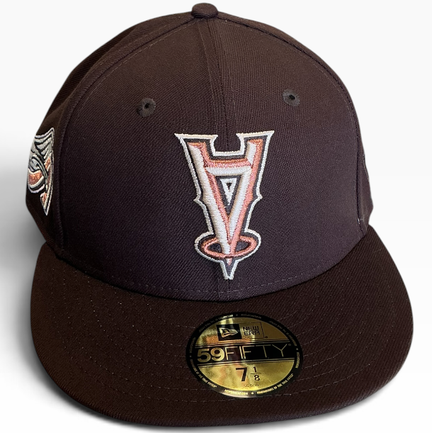 Los Angeles Angels Brown New Era 59FIFTY fitted hat - front view