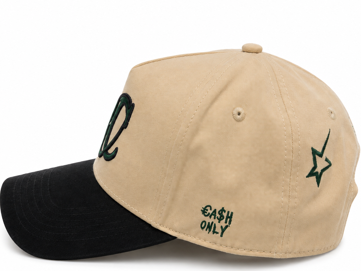 Cash Only Diamond Money Man snapback - alternate angle
