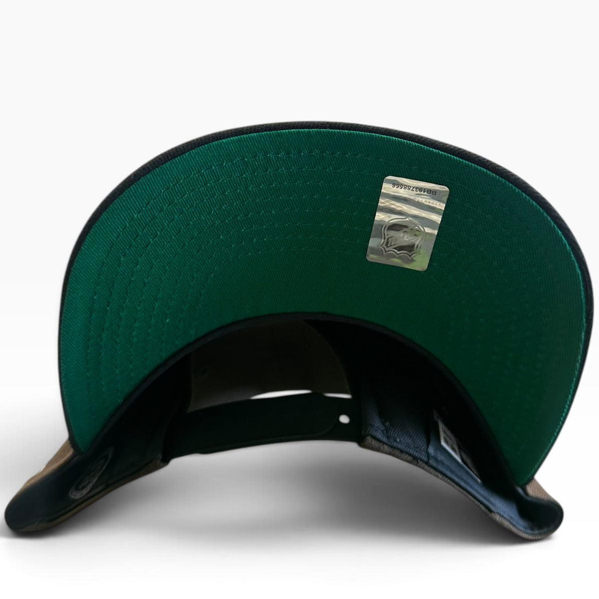 Anaheim Ducks Brown & Black New Era 9FIFTY A-Frame snapback hat - front view