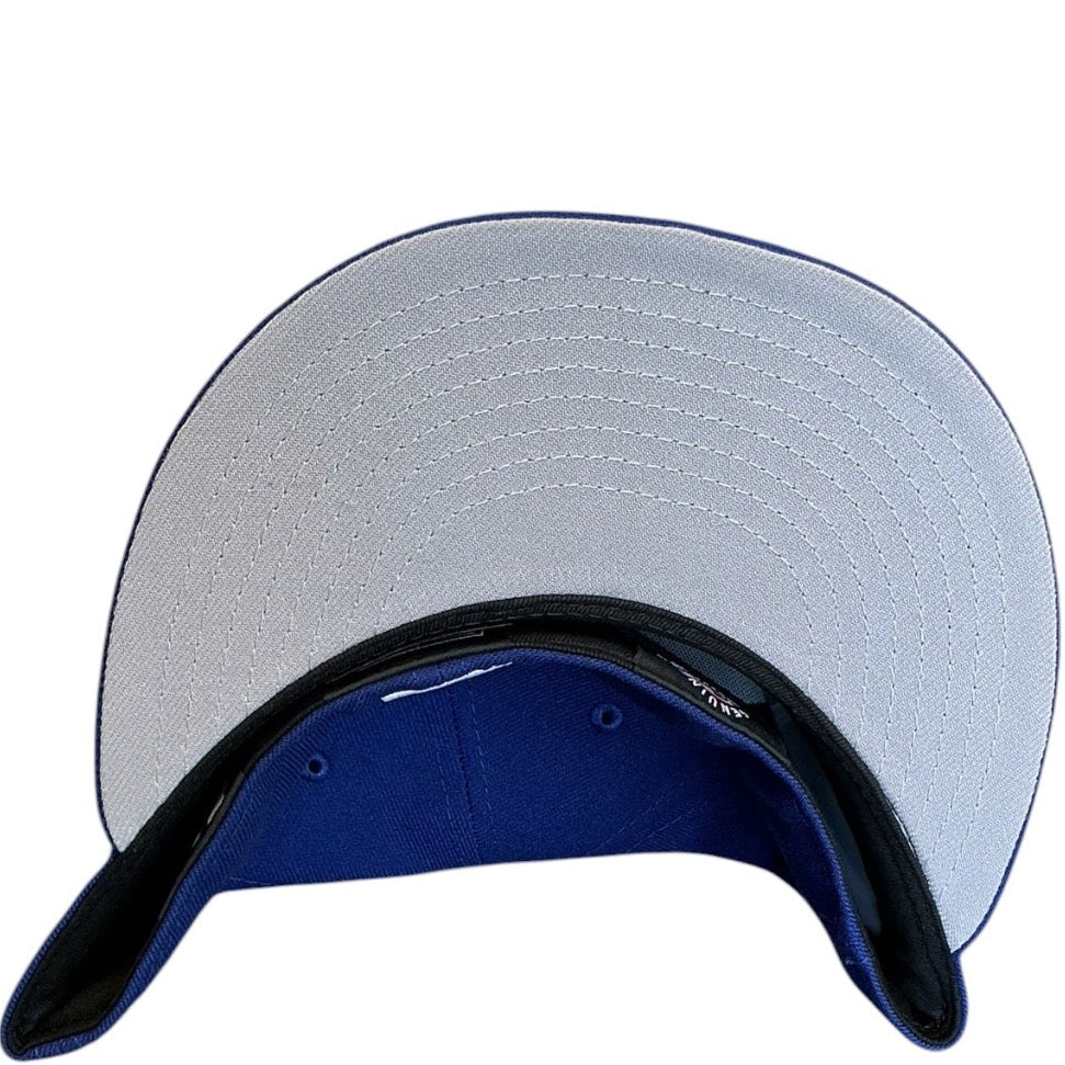 Los Angeles Dodgers royal blue New Era 59FIFTY fitted hat - front view