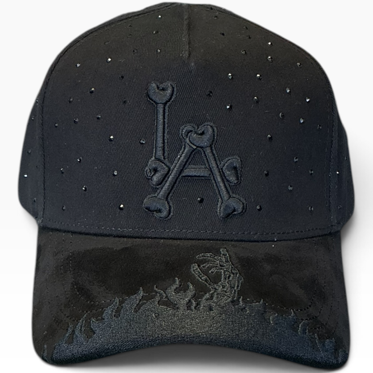 LA Bones snapback - back view