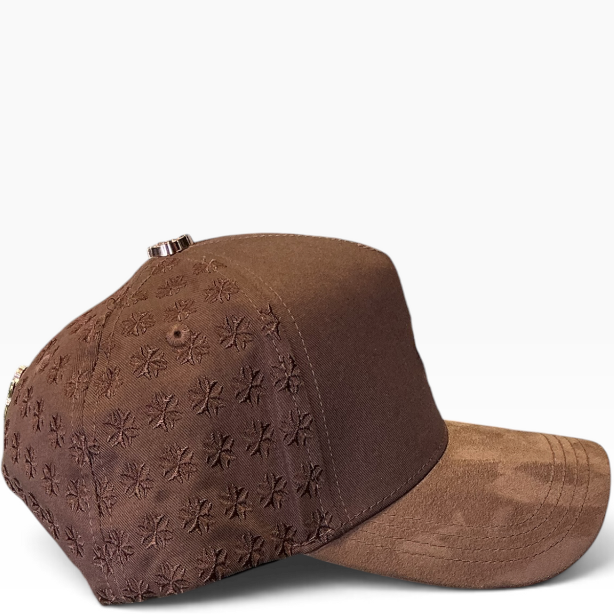 Barbas brown flame cross hat - alternate angle