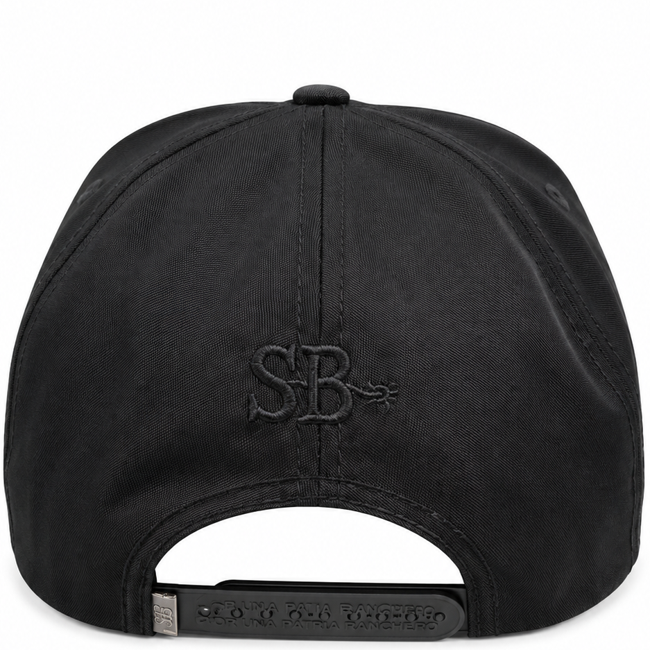 Rodeo Jinete black cap - side view