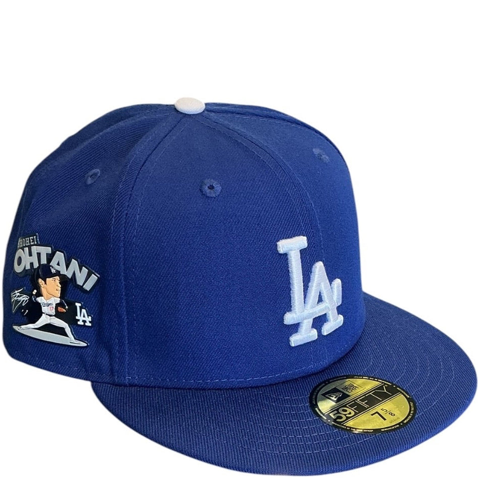 Los Angeles Dodgers Royal Blue Shohei Ohtani New Era 59FIFTY fitted hat - front view