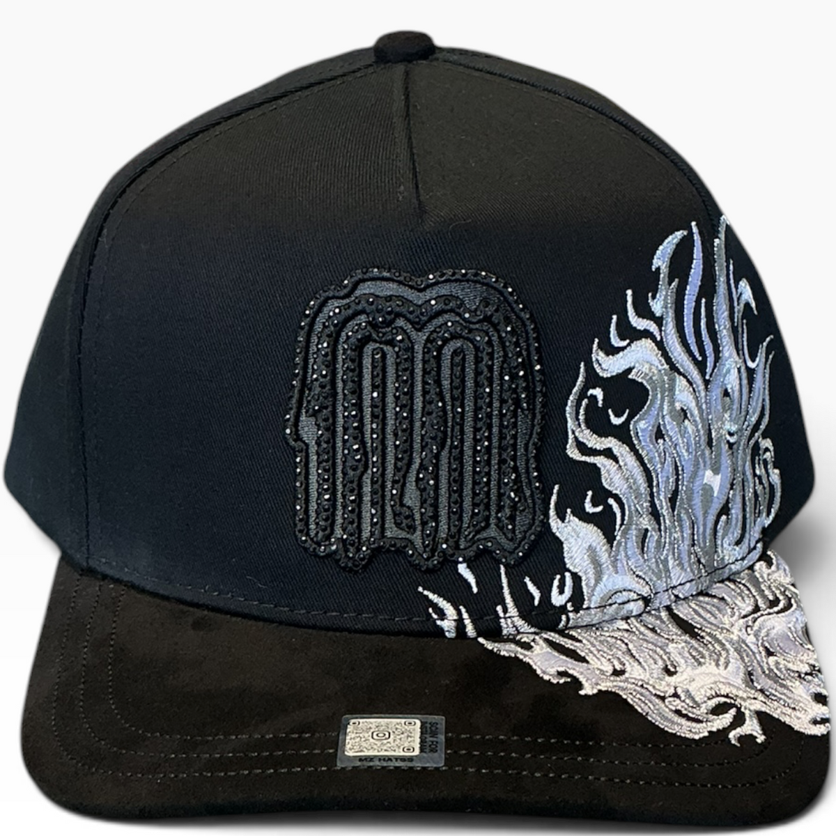 MZ Mexico flame snapback with MEXICO back embroidery - back view