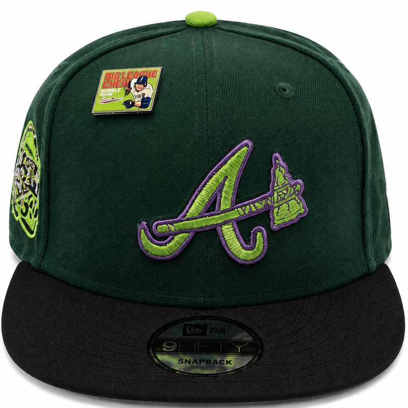 Atlanta Braves 2023 All-Star Game dark green New Era 9FIFTY snapback hat - front view