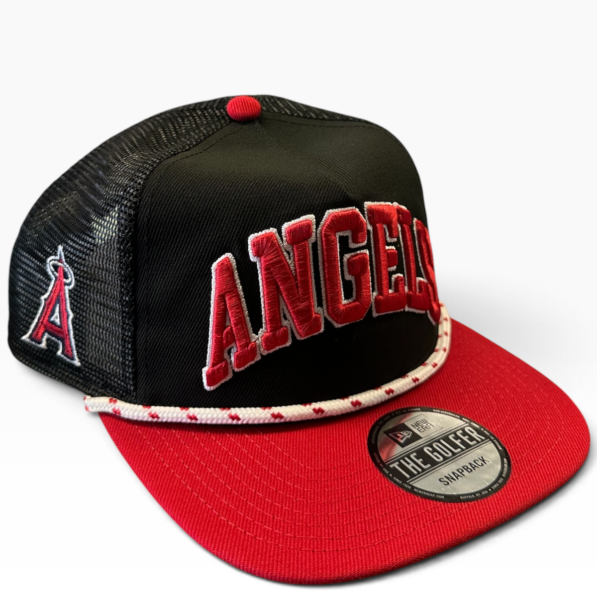 Angels Golfer rope snapback with mesh back - alternate view