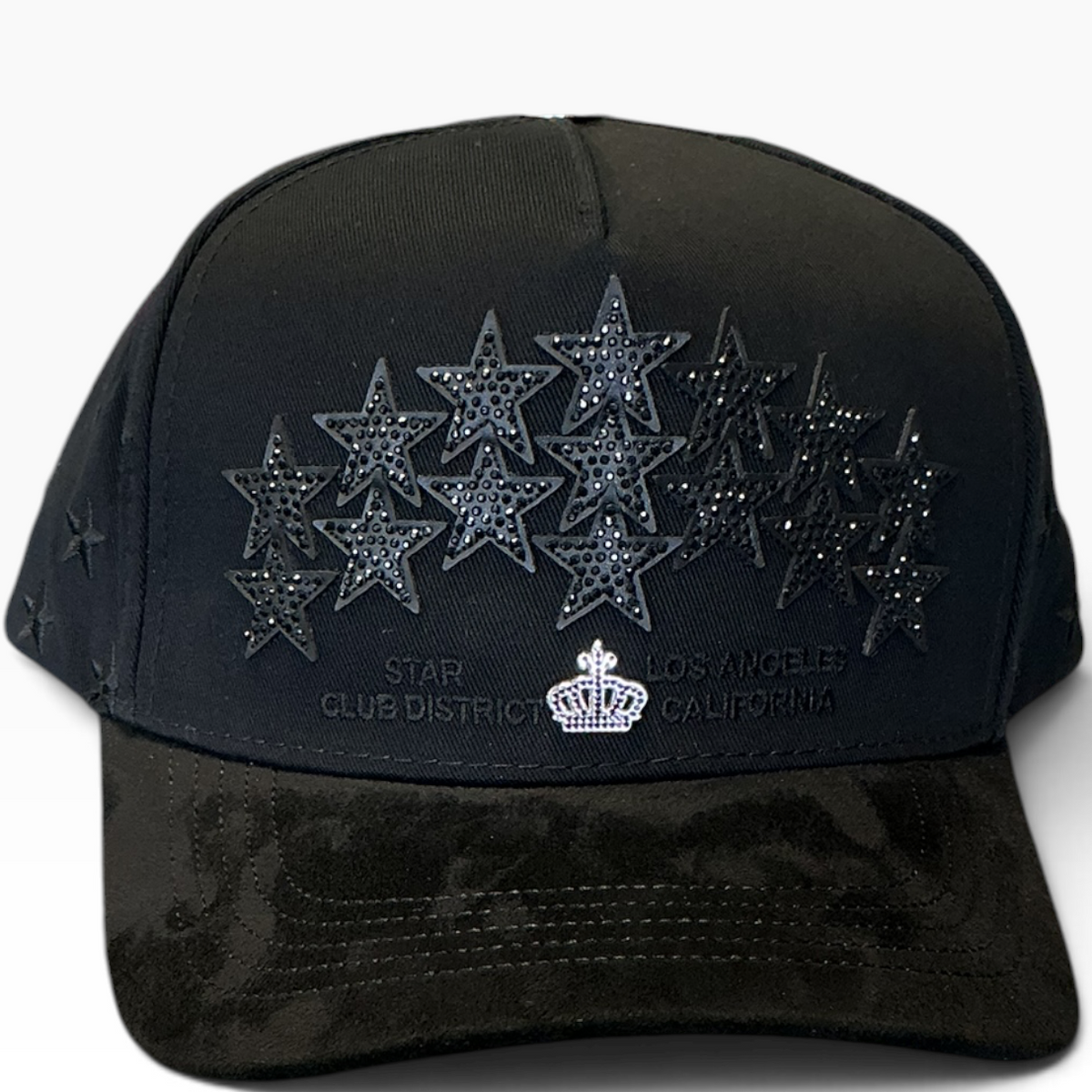 Star Club snapback with STAR back lettering - back view