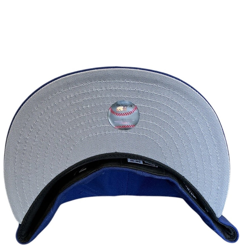 Los Angeles Dodgers Royal Blue & White New Era 59FIFTY fitted hat - front view