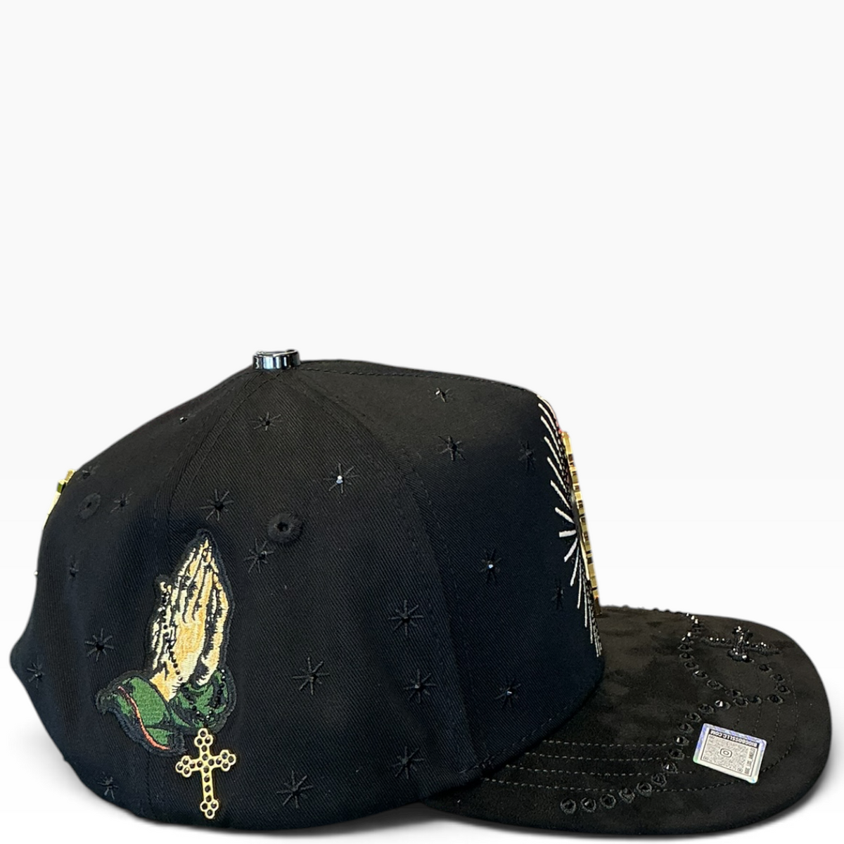 San Judas Tadeo snapback - alternate angle