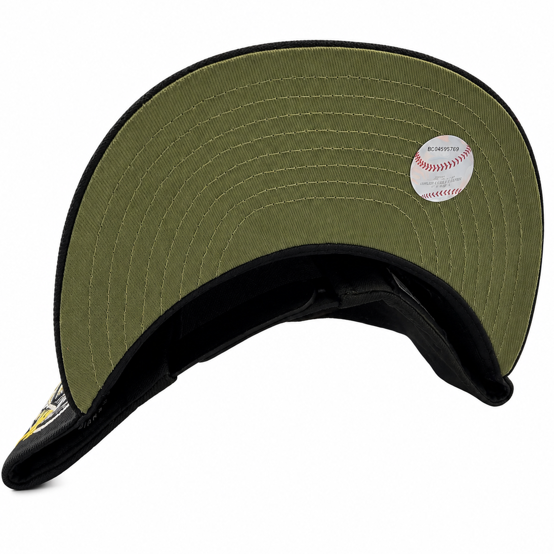 Dodgers two-tone black and olive green 9FIFTY snapback - alternate view