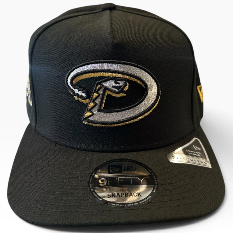 Arizona Diamondbacks Black New Era 9FIFTY A-Frame snapback hat - side view