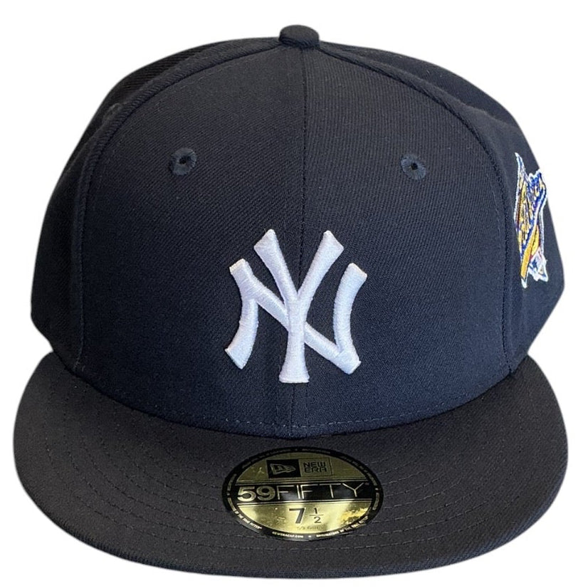 New York Yankees Navy 1996 World Series New Era 59FIFTY fitted hat - back view