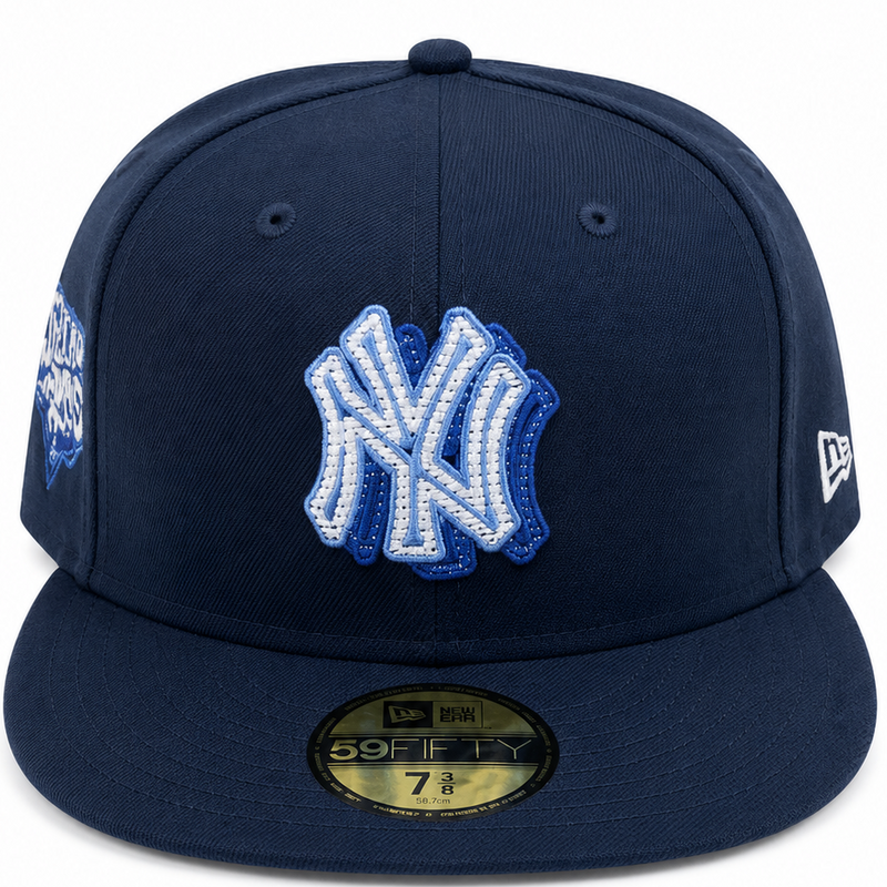 New York Yankees navy 2009 World Series New Era 59FIFTY fitted hat - back view