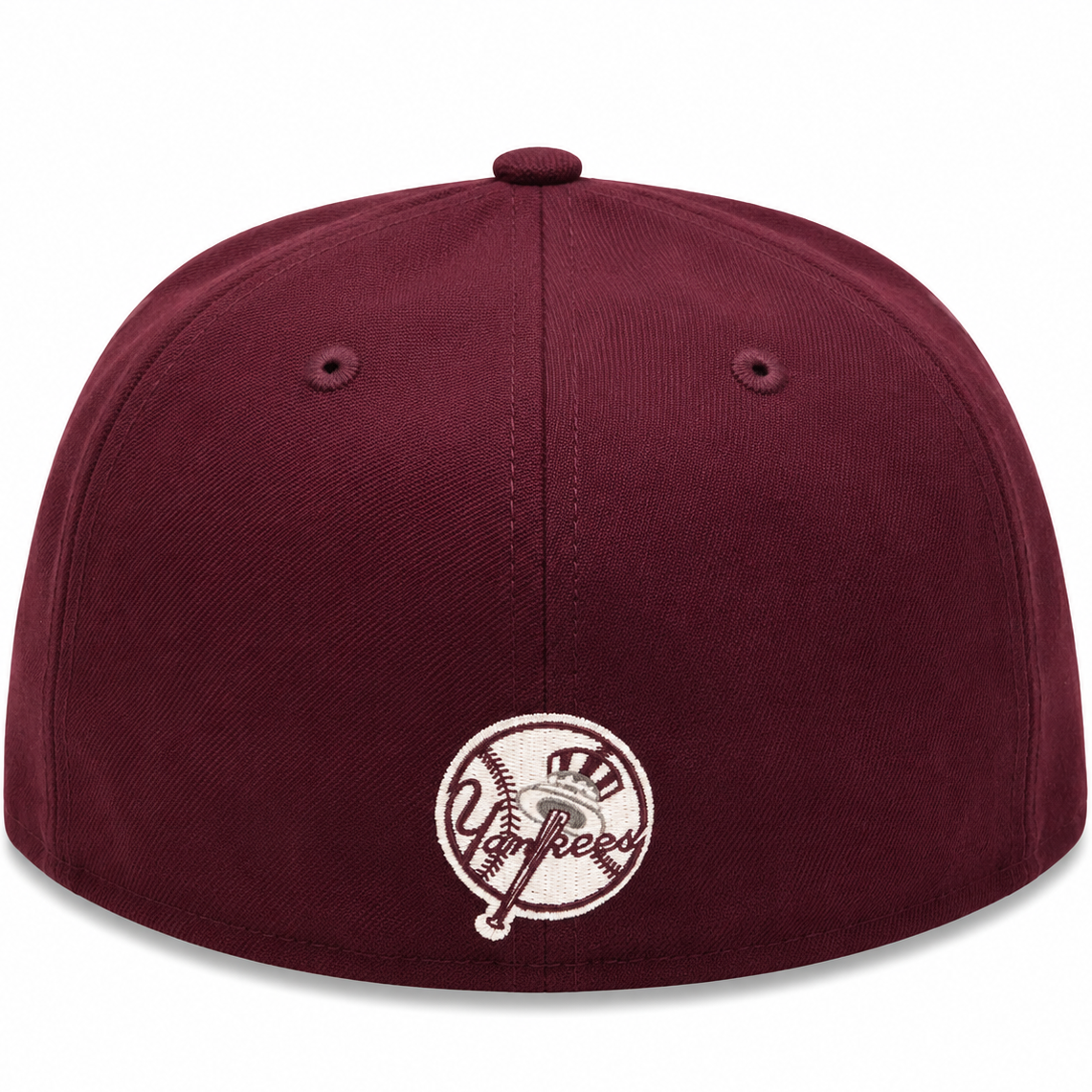 New York Yankees Burgundy New Era 59FIFTY fitted hat - front view