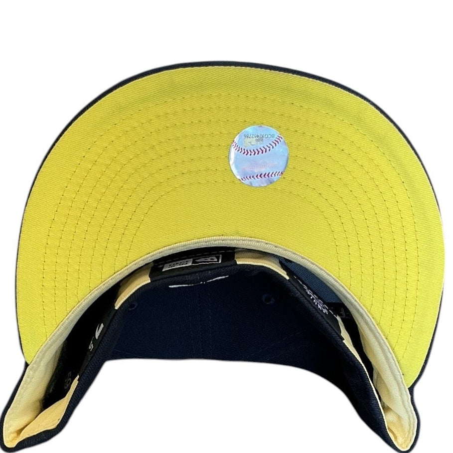 New York Yankees Navy & Yellow New Era 59FIFTY fitted hat - front view