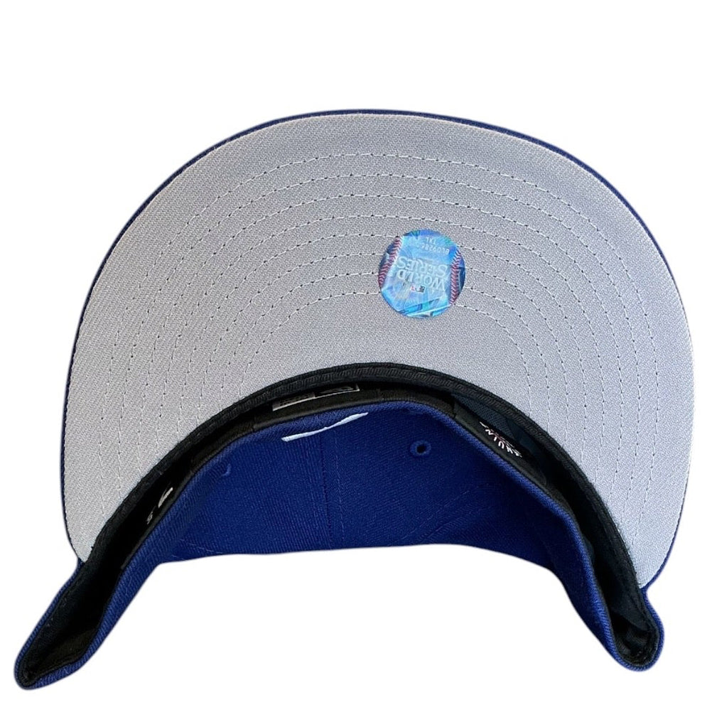 Los Angeles Dodgers royal blue New Era 59FIFTY fitted hat - front view