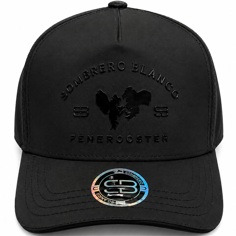 Rodeo Jinete Black Ranchero Cap – front view