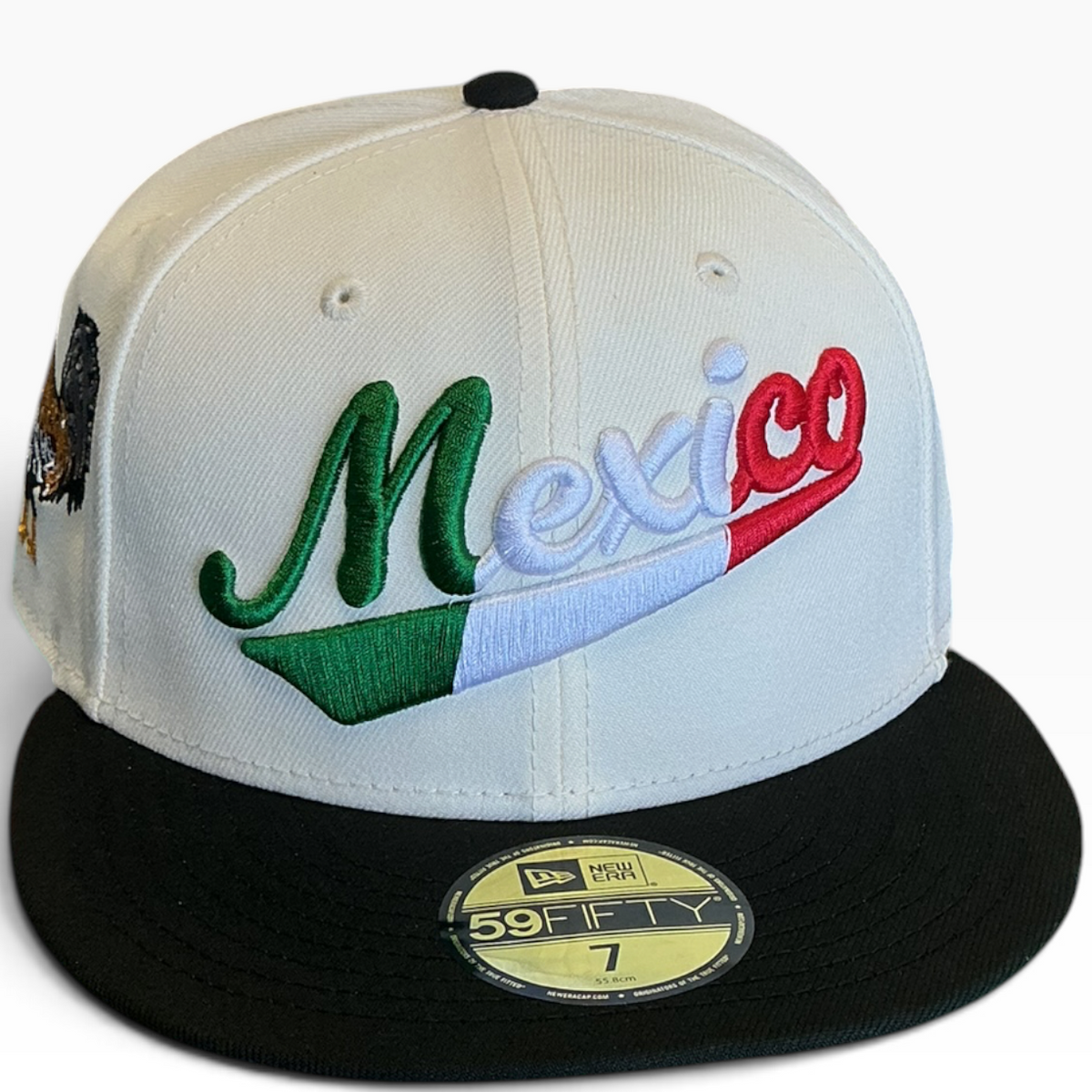 Mexico White/Black New Era 59FIFTY fitted hat - side view