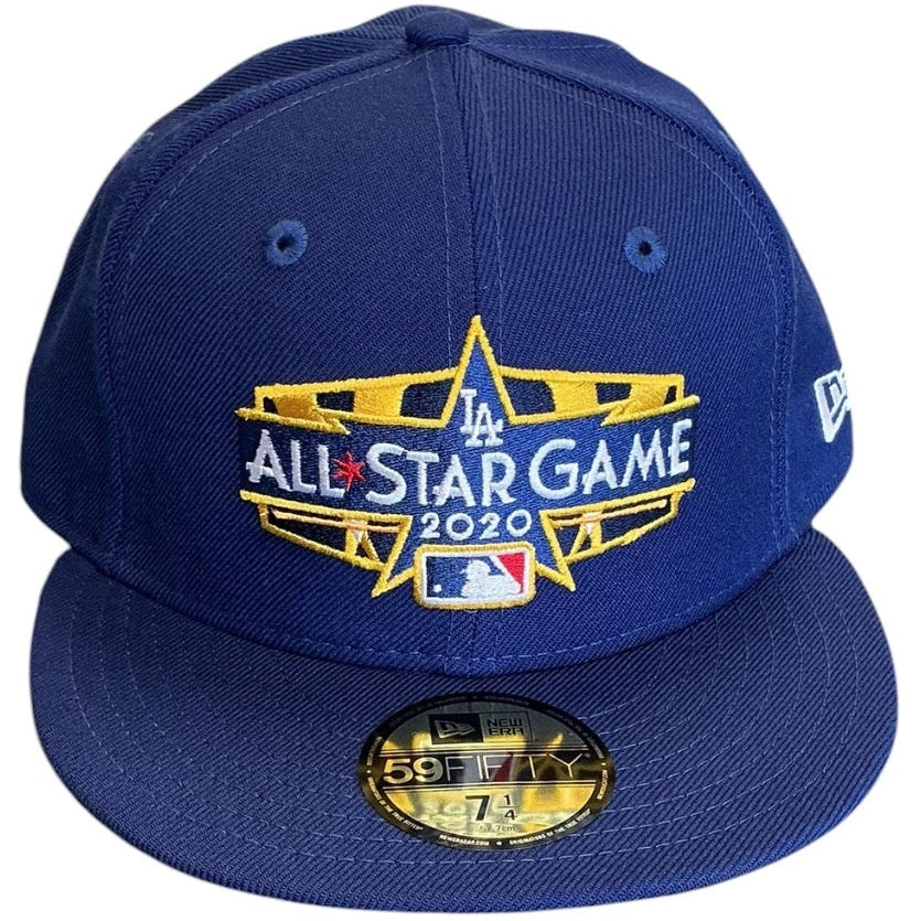 Los Angeles Dodgers Royal Blue 2020 All-Star Game New Era 59FIFTY fitted hat - side view