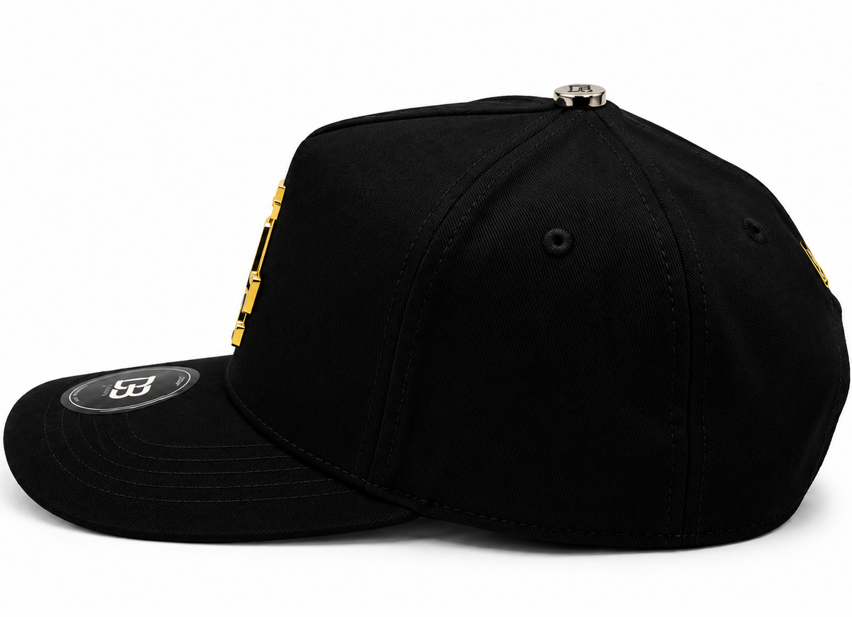 DB Hats Los Angeles Dodgers Golden Series Black & Gold Snapback Hat