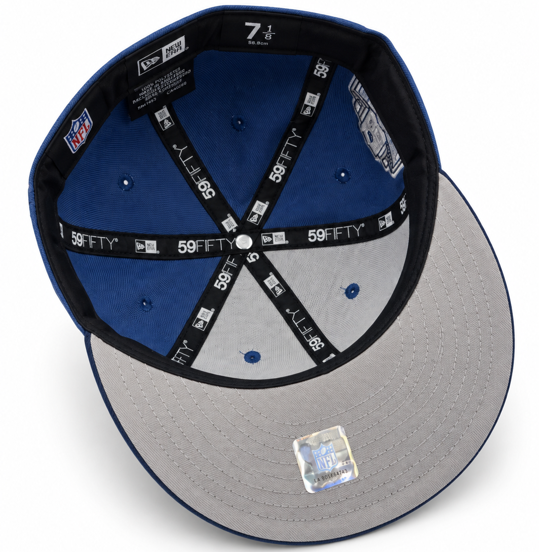 New Era San Francisco 49ers Blue & Navy 59FIFTY Side Patch Fitted Hat