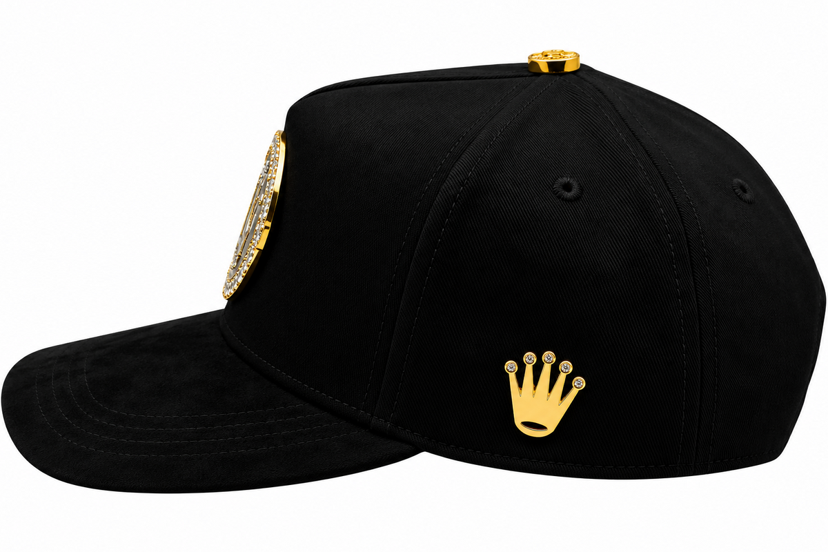 Bigg Boss Black & Green Luxury Watch Snapback Hat