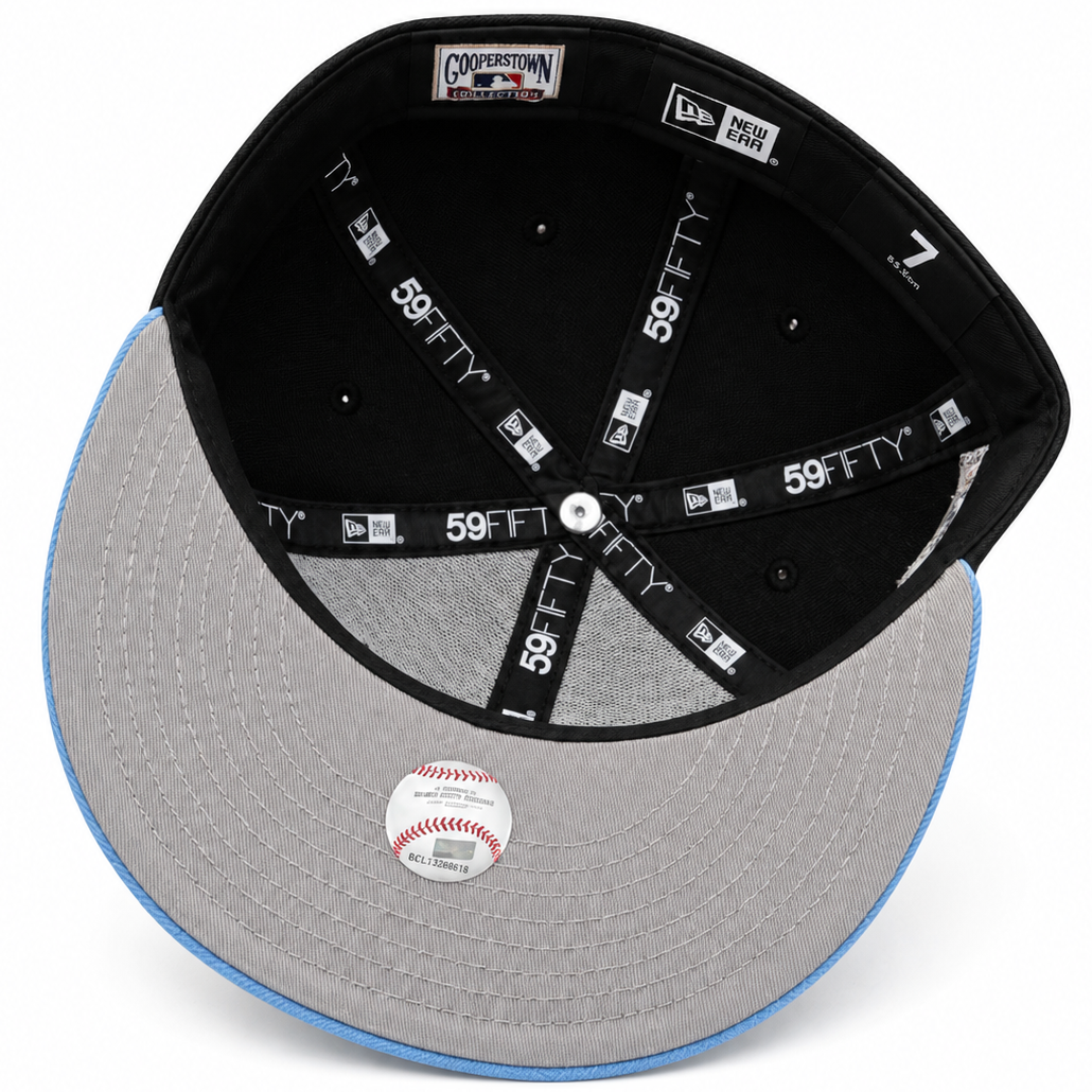 New Era Philadelphia Phillies Black & Light Blue 59FIFTY All-Star Game Fitted Hat
