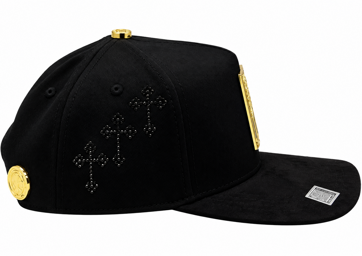 Bigg Boss San Juditas Black & Gold Snapback Hat