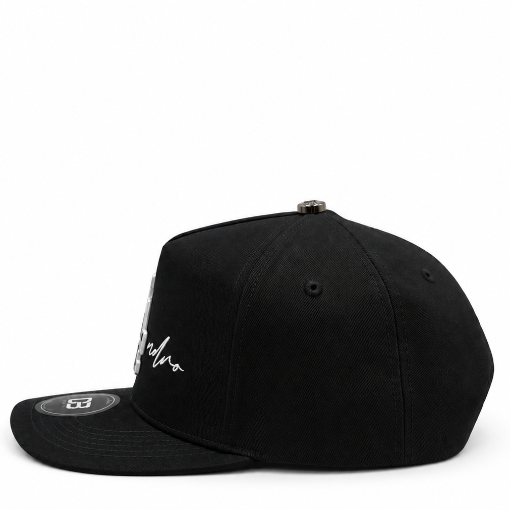 DB Hats Los Angeles Dodgers Black Monogram Suede Snapback Hat