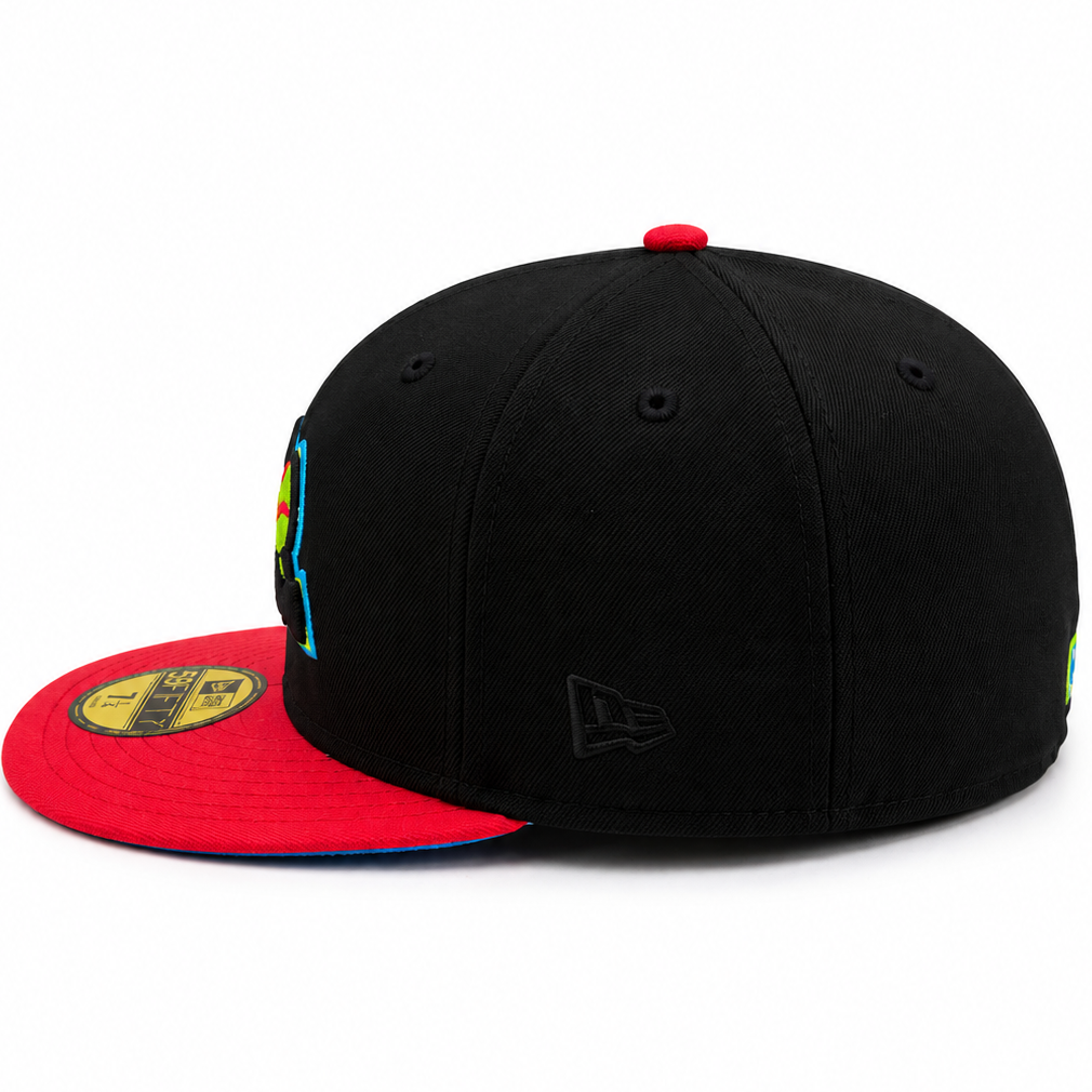 New Era Colorado Rockies 25th Anniversary Black & Red 59FIFTY Fitted Hat