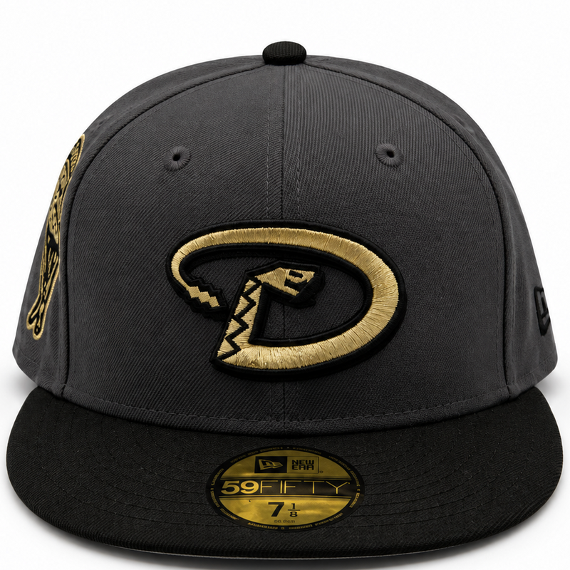 New Era Arizona Diamondbacks Charcoal Black 59FIFTY Fitted Hat