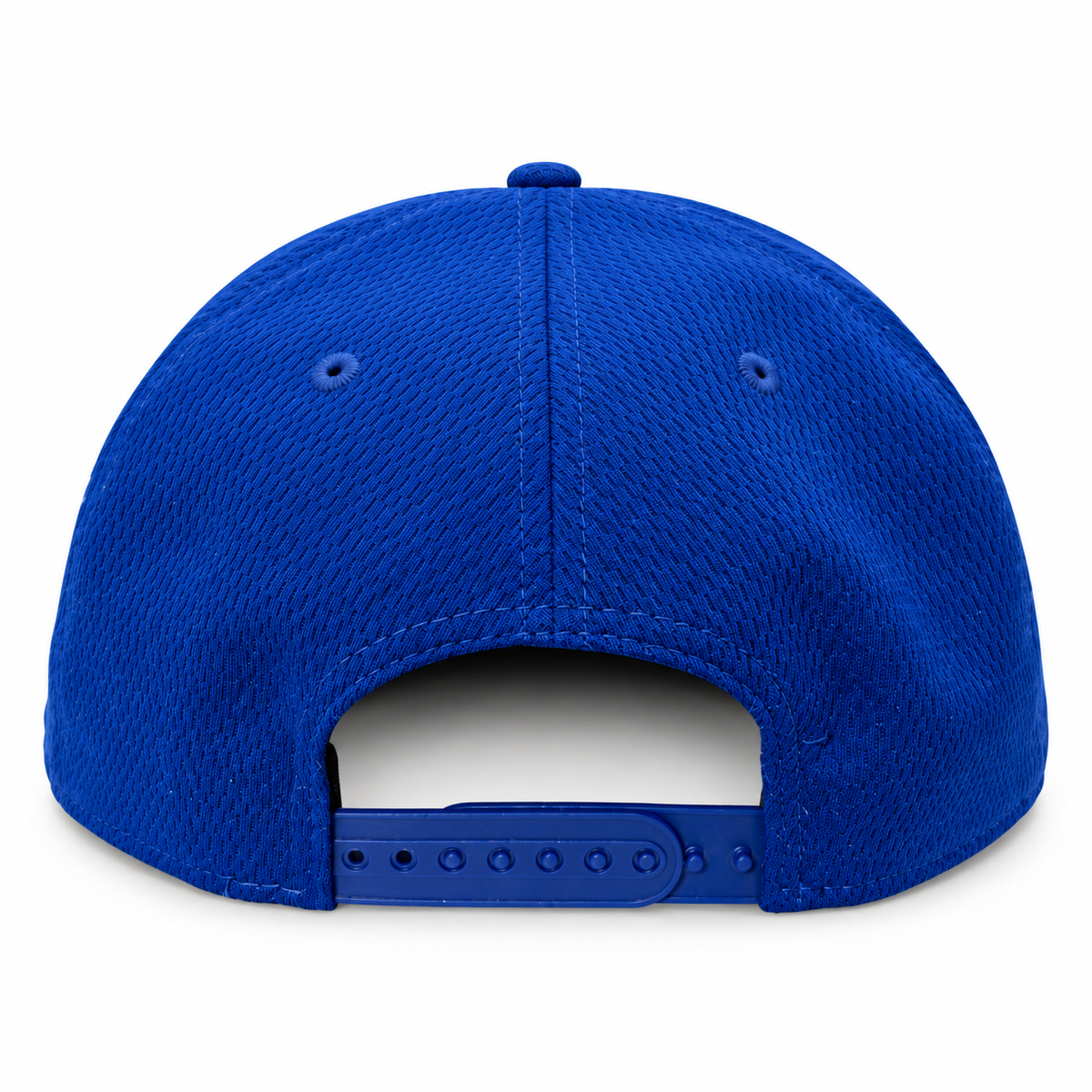New Era Chicago Cubs royal blue 9FIFTY snapback hat – back view with royal blue snap closure