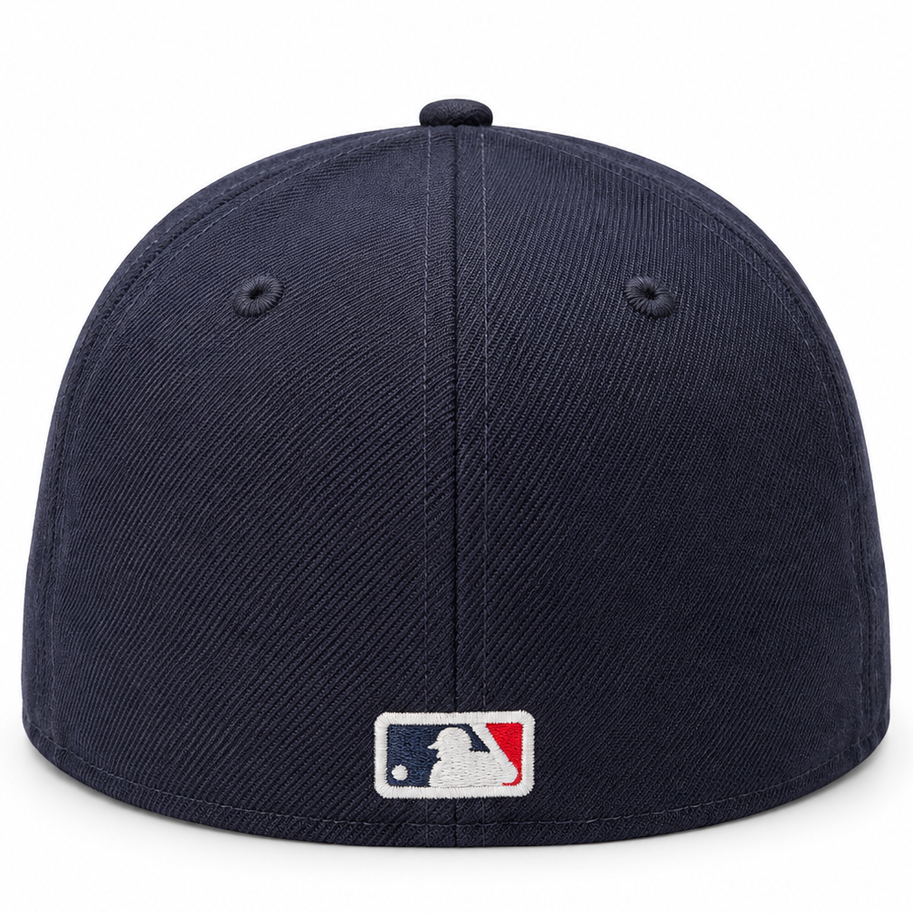 New York Yankees New Era 59FIFTY 1996 World Series fitted hat – back view with MLB batterman logo