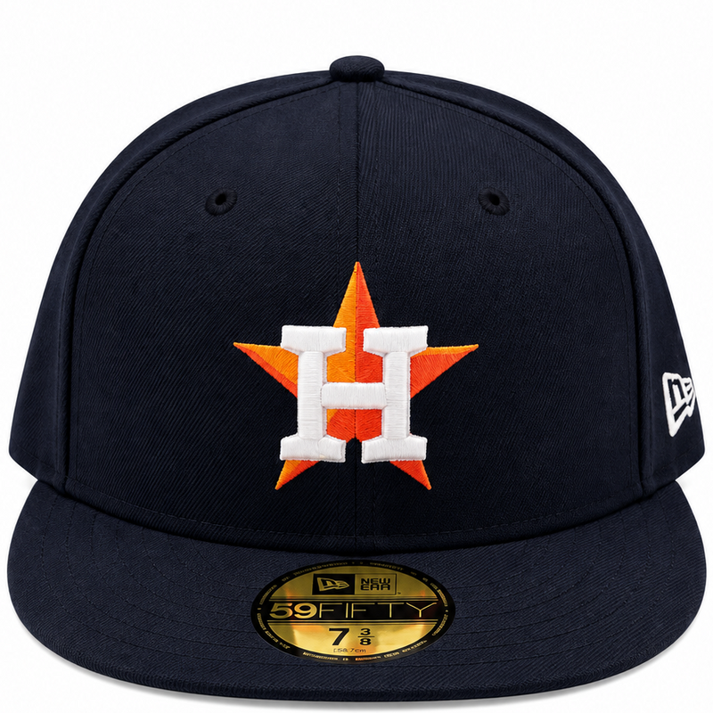 New Era Houston Astros Navy & Black 59FIFTY Fitted Hat