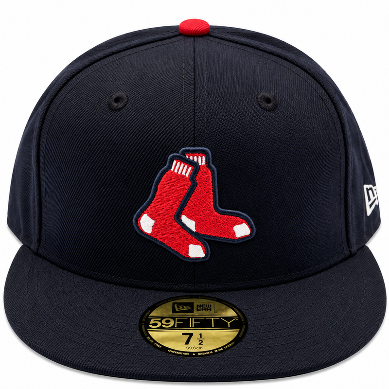 New Era Boston Red Sox Navy 59FIFTY Fitted Hat – Red Socks Logo