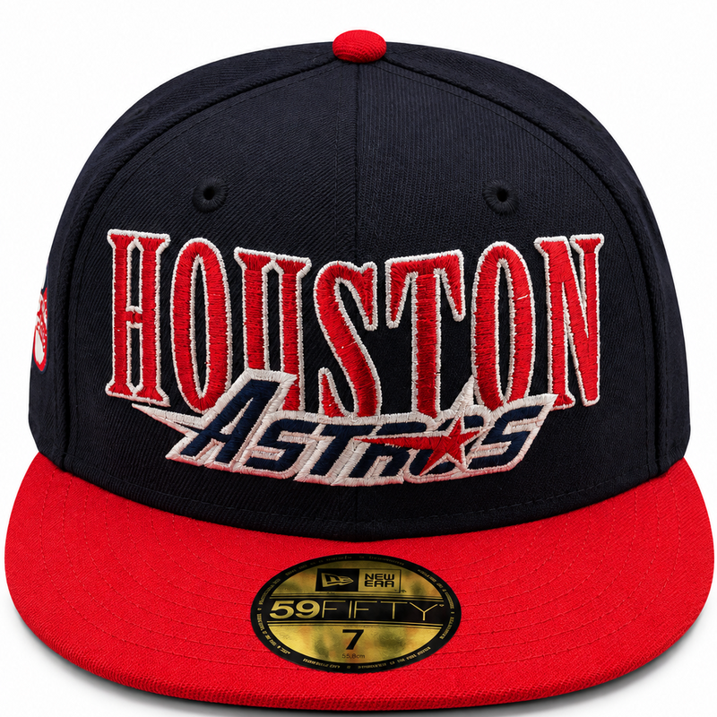 New Era Houston Astros Navy & Red 59FIFTY Fitted Hat
