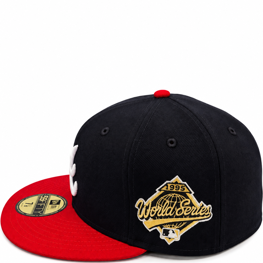 New Era Atlanta Braves 1995 World Series Navy & Red Fitted Hat