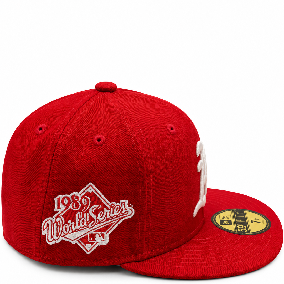 New Era Oakland Athletics A’s 1989 World Series Red 59FIFTY Fitted Hat