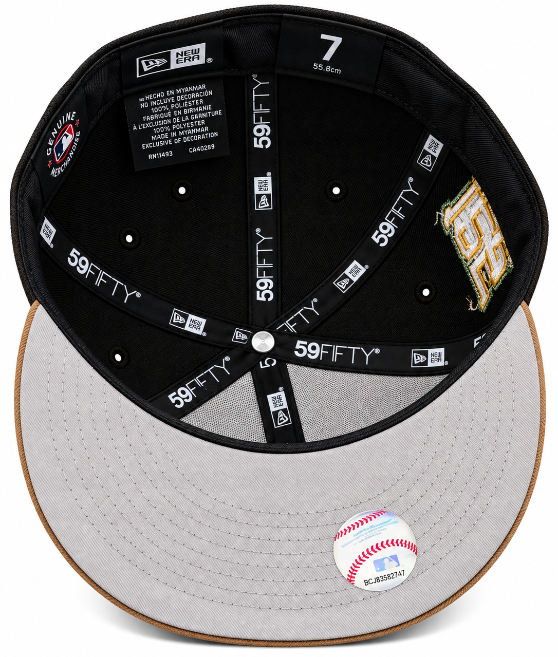New Era Chicago White Sox 125th Anniversary Floral 59FIFTY Fitted Hat – Black/Tan