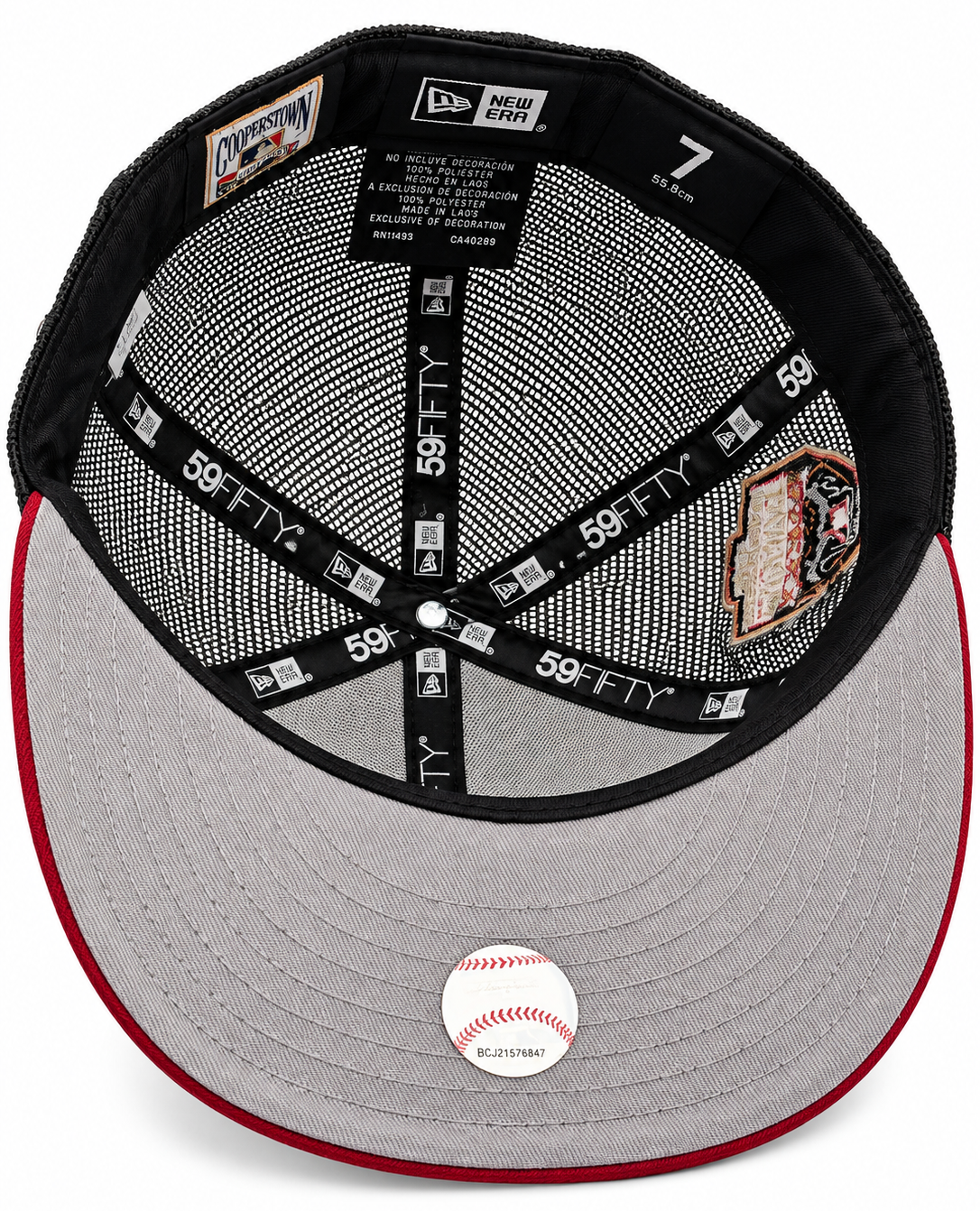 New Era Arizona Diamondbacks Black & Red 59FIFTY Fitted Trucker Hat