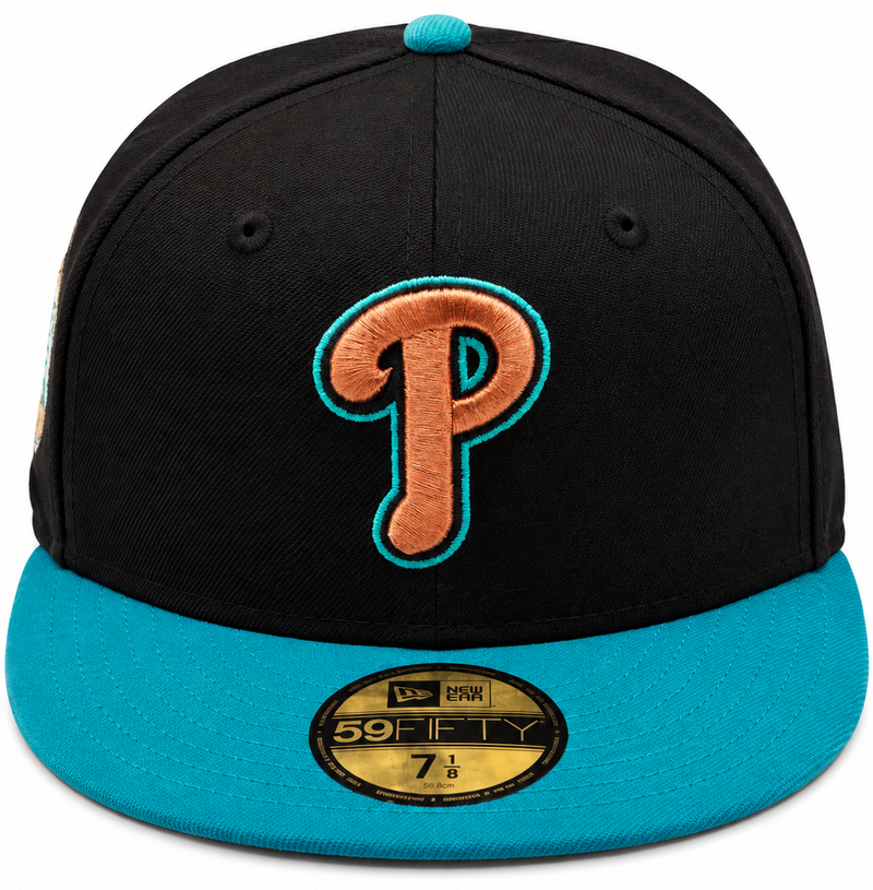 New Era Philadelphia Phillies All-Star Game Black & Teal 59FIFTY Fitted Hat