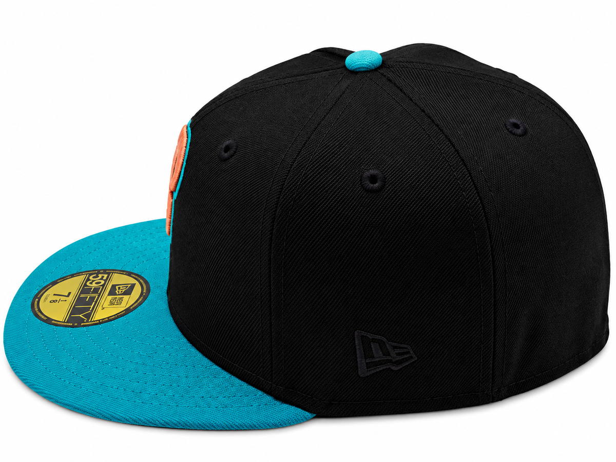 New Era Philadelphia Phillies All-Star Game Black & Teal 59FIFTY Fitted Hat